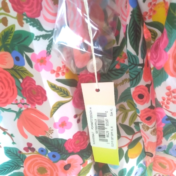 RIFLE PAPER CO SUMMERSALT Pajama Top, NWT - Picture 4 of 6